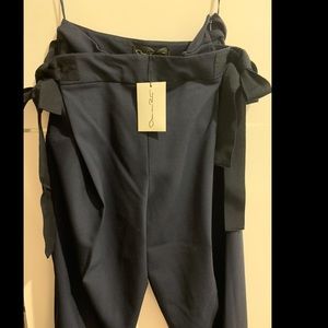 Oscar de la Renta cigarette pants.